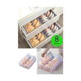 Storemax Şeffaf Sütyen Düzenleyici Çekmece Dolap Içi Organizer 8 Bölmeli (36 x 29 x 12 Cm) - 001-Renkli