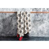 Storemax Snowflake Koltuk Şalı 125X150CM - 1,5 x 0,7 m - 00 Beyaz