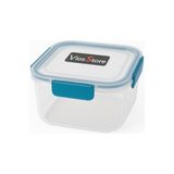 Storemax Store 4’lü Kilitli Saklama Kabı Seti – Sızdırmaz Kapaklı, Farklı Boy ve Renklerde, Bpa Içermez, Plastik Gıda Saklama Kutusu (2150 Ml- 1300 ml - 700 ml - 300 Ml) (Mavi) - 0,33 - 0 Siyah