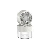 Storemax Su Hazneli, Soğuk Buhar Üfleyen Masaüstü, Sessiz Mini Klima Fanı, 3 Kademeli Hız Ayarlı, LED Işıklı, Serinletici Hava Nemlendirici, Kompakt ve Taşınabilir Tasarım - Ahşap