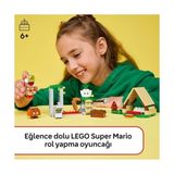 Storemax Super Mario Toad Kampı 72040 – 6 Yaş ve Üzeri Çocuklar Için Yaratıcı Oyuncak Yapım Seti, Eğlenceli Doğa ve Kamp Macerası Temalı Hediye Fikri, Oyun ve Sergileme Deneyimi (159 Parça) - (ClearEyelets)Black-RadiantOrchid
