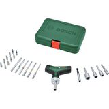Storemax Tornavida Ucu Seti, 22 Parça (Maksimum Tork 46 Nm; 36 Dişli Dişliler; Manyetik Uç Tutucu; Yumuşak Saplı T Sap; 16 Uç S2 Çelik; 4 Lokma Anahtar; Çanta)