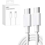Storemax USB C Kablosu Esnek USB C - USB C Şarj Kablosu Pd 3.0 15 Pro Max Galaxy S23 S22 S21 A54 7 iPad Pro 12.9 iPad Mini 6/air 5 Vb. ile Uyumludur. - Ahşap