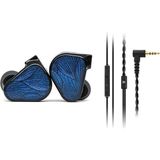 Storemax x Crinacle Zero: Blue2 Çift Dinamik Sürücülü Kulak Içi Kulaklık, Çıkarılabilir Kablo (3,5 mm + Mikrofon Kablosu)