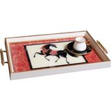 Storish Dekoratif Kulplu Tepsi ST-6009 - Gold