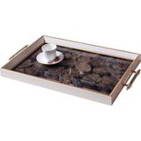 Storish Dekoratif Kulplu Tepsi ST-6010 - 30 x 50 cm