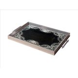 Storish Dekoratif Kulplu Tepsi ST-6034