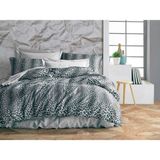 Storish Leopar Çift Kişilik Nevresim Takımı Gri - 200 x 220 cm