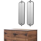 Storish Truva 2'li Makyaj Masası Aynası - Siyah