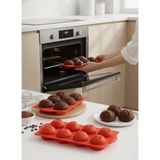 Stork 8'li Emoji Silikon Kek ve Muffin Kalıbı - Yapışmaz Çikolata, Cupcake ve Mousse Tatlı Kalıbı