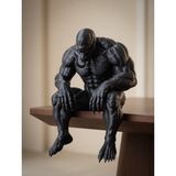 Storm 3D Venom Oturan Figür/kitaplık Süsü/masa Dekoru