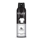 Storm Deodorant Spray for Men Anti Perspirant Black White 150 ml (New)