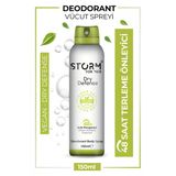 Storm Erkek Deodorant Sprey Terleme Karşıtı Vegan Dry Defense 150 Ml