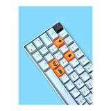 Storm3D Valorant Phoenix Keycaps, Q-E-X-C Mekanik Klavye Tuşu
