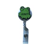StormiStoretr Frog Kurbağa Yoyo Yaka Kartı Yoyo Makaralı Kartlık