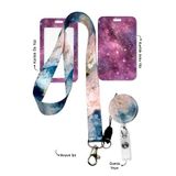 StormiStoretr Mermer 3 lü Boyun İpi + Baskılı Yoyo + Dikey Kartlık | Premium Lanyard Kart Tutucu Aksesuar