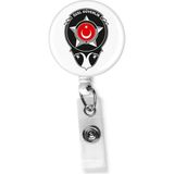 Stormistoretr Özel Güvenlik Yaka Kartlığı 1 Adet Beyaz Renk Yoyo ile 3.5 cm Çapa Sahip