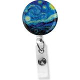 Stormistoretr Starry Night Yoyo Yaka Kartı Yoyo Kartlık