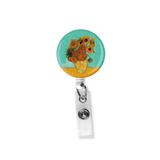 StormiStoretr Sunflowers Van Gogh Damla Yoyo Yaka Kartı