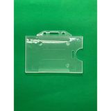 Stormistoretr Yaka Kartı Kılıfı Şeffaf Yatay Kart Koruyucu 1 Adet 86x54 mm Ölçülerle
