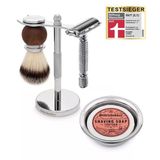 Störtebekker® Premium Tıraş Standı Seti - Tıraş Bıçağı, Tıraş Fırçası, Tıraş Kasesi Ve Tortuga Tıraş Sabunu İle - Yüksek Kaliteli Tıraş Seti/Sakal Bakım Seti - 8 Koku - Hediye Fikri Erkek Tıraş Seti