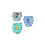 Story Baby Alıştırma Külodu Fil, Ördek ve Köpekli - 3 Yaş - Mavi
