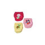 Story Baby Alıştırma Külodu Kaplumbağa, Çiçek ve Gözlüklü Çocuk - 3 Yaş - Pembe