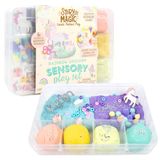 Story Magic Rainbow Unicorn Duyusal Oyun Seti, Bilişsel Gelişim ve İnce Motor Becerileri Oluşturun, Hareket Halindeyken Dokunsal Aktiviteler, Okul Öncesi Çocuklar ve Çocuklar İçin Duyusal Oyuncaklar