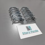Story Perde Stor Perde Metal Takma Aparatı ( Metal Potray ) 3,7 cm Kasaya Uyumlu ( 10 Adet )