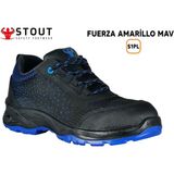Stout DD 52 Fuerza Amarillo S1P Mavi Kompozit Burunlu İş Ayakkabısı
