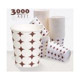 STR 3000 Adet 7 Oz Karton Bardak