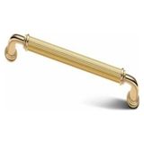 Str Alüminyum Yakut Boru Kulp Lüks Modern Mutfak Dolap Çekmece Mobilya Kulbu - Gold - 96 mm