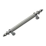 Str Mobaks Alüminyum Asos Boru Kulp Lüks Modern Dolap Mutfak Çekmece Vestiyer Kulp - Krom - 64 MM