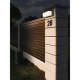 Str Store Bahçe Aydınlatması LED Işık 12W Beyaz Günışığı Işık Zita Ultra Şapkalı Bahçe Duvar Aplik Su Geçirmez (Gün Işığı 3000K) - 0 - Siyah