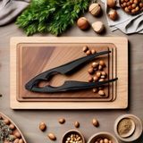 Str Store Döküm Pense Şeklinde Ceviz Kıracağı ve Fındık Kıracağı, Siyah Paslanmaz Ceviz ve Fındık Kıracak Dayanıklı Paslanmaz Çelik Gövde, Siyah (Pense Kırıcı) - 02-Siyah
