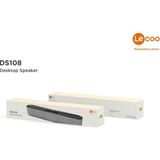 Str Store DS108 10W Bluetooth Kablosuz Hoparlör - Masaüstü, Pc, Tv, Laptop Uyumlu, Usb/sd Kart/aux Girişi, 360° Surround Ses, Taşınabilir Soundbar Siyah - Ahşap