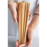 Str Store Fortune Chopsticks 1 Paket 10 Çift - Çin Yemeği Çubuğu - Bambu