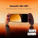 Str Store G8 Plus Mfi Gamepad, iPhone 15/16/17/ipad Mini ve Android Için, iPad Gamepad, Hall Çubukları/tetikleyicileri, Iki Arka Düğme, Genshin Impact, Pubg Mobile, Minecraft - 0 - Siyah