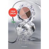 Str Store Ipeksi Dokulu 4'lü Far Paleti Twist Pot Eye Palette (05 Fog Rose)