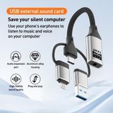 Str Store Lightning Type-C USB Girişli 3.5mm Hi-Fi Ses Dönüştürücü Adaptör | Dac Çipli Harici Ses Kartı | Kulaklık Mikrofon Destekli | Canlı Yayın Vlog Pc Telefon | ZR1206 - 0 - Siyah