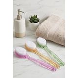 Str Store Plastik Saplı Vücut Temizleme Fırçası, Sırt ve Vücut Için, Banyo ve Duş Aparatı, 35 cm - 0- Koyu Mavi