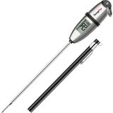 Str Store Thermopro TP02S 5 Saniyede Anında Okuma Mutfak Termometresi Dijital Gıda Termometreleri Uzun Problu Et Barbekü Gıda Sıvıları Yağ Su - 02-Siyah