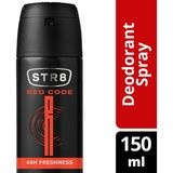 Str8 Red Code 150 ml Deodorant Sprey 48 Saat Süren Kalıcılık ile Erkekler İçin Ferahlık