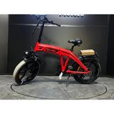 Strada E-Monster 20 Jant Katlanabilir Yüksek Torklu Elektrikli Bisiklet (Kırmızı)