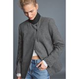 Stradivarius Asimetrik kaşe blazer ceket