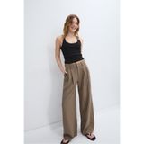 Stradivarius Ayarlanabilir geniş paça pantolon