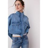 Stradivarius Balon denim ceket