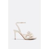 Stradivarius Çiçekli topuklu sandalet