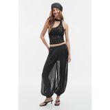 Stradivarius Dokulu şalvar pantolon