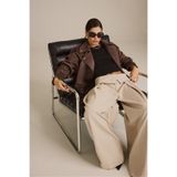 Stradivarius Duble belli geniş paça pantolon